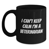 Funny Veterinarian Gifts from Friends Unique Black Coffee Mugs for Veterinarian Graduation - Main